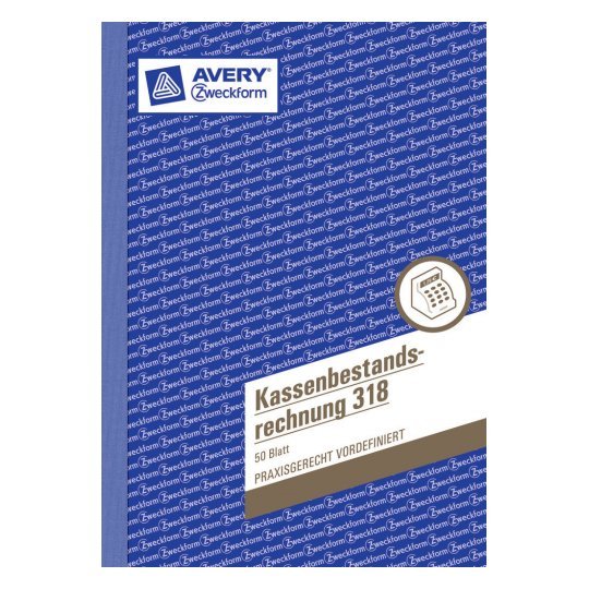 EAN 4004182003183 - Avery 318 registro comercial (libro) Azul, Blanco imagen 7