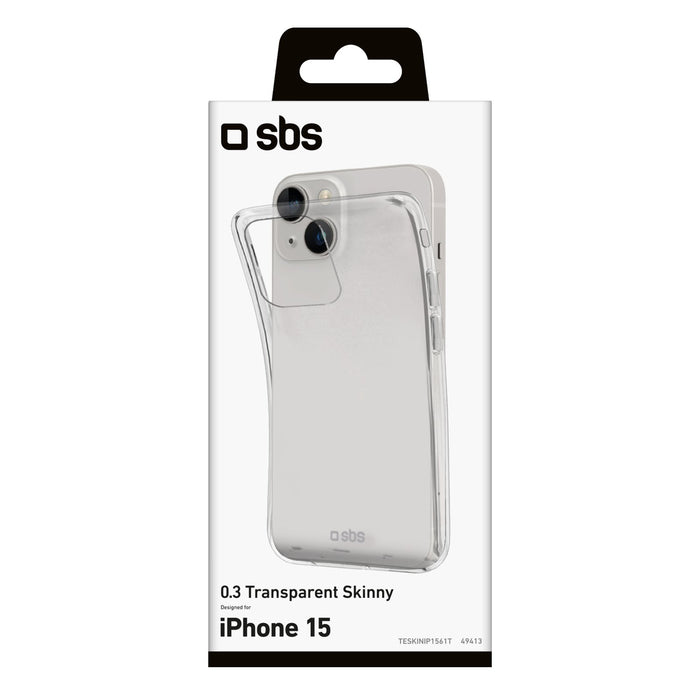 EAN 8018417449413 - SBS TESKINIP1561T funda para teléfono móvil 15,5 cm (6.1") Transparente imagen 2