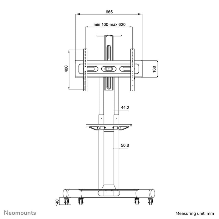 EAN 8717371447083 - Neomounts NM-M1700BLACK soporte para pantalla de señalización 190,5 cm (75") Negro imagen 14