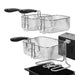 EAN 8713016085702 - Princess 185000 Doble 5 L Independiente 3270 W Negro, Acero inoxidable imagen 4