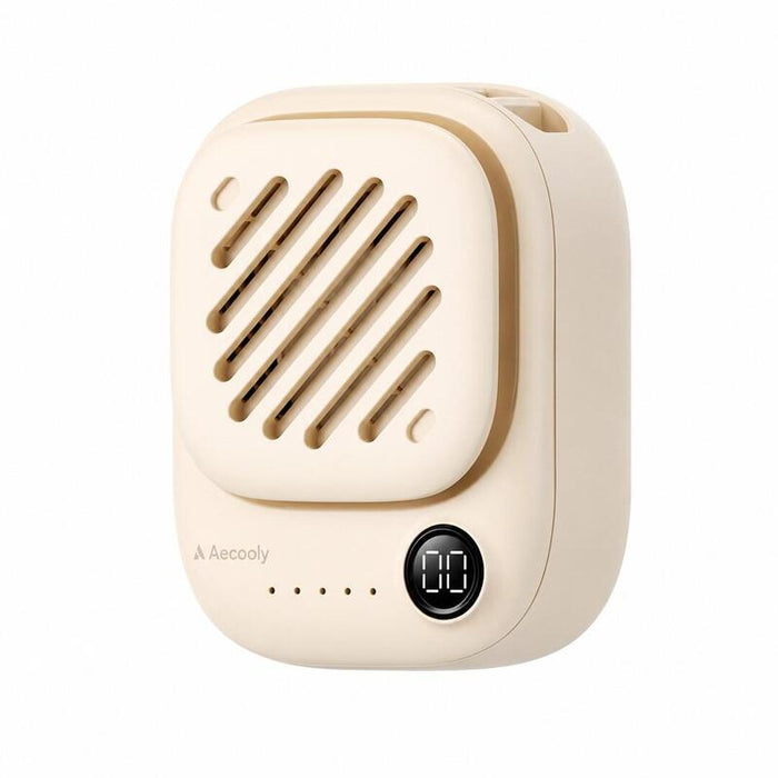 Aecooly Click 01 Mini Przenosny Wentylator Na Szyje - Bezowy
