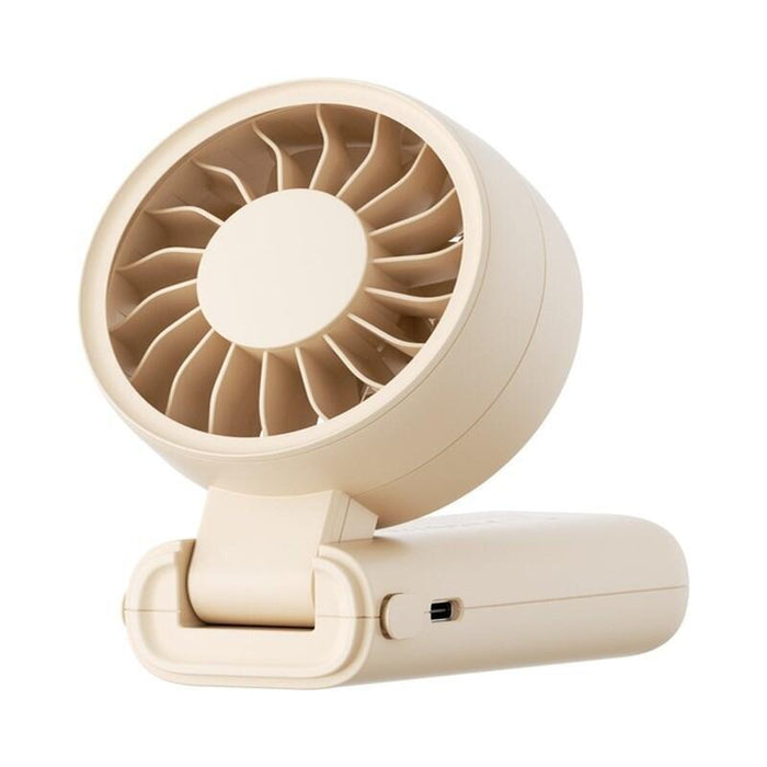 Aecooly Halo 04 Skladany Wentylator Reczny, Bezowy