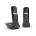 EAN 4250366854649 - Gigaset AS690 Duo Teléfono DECT/analógico Negro imagen 2