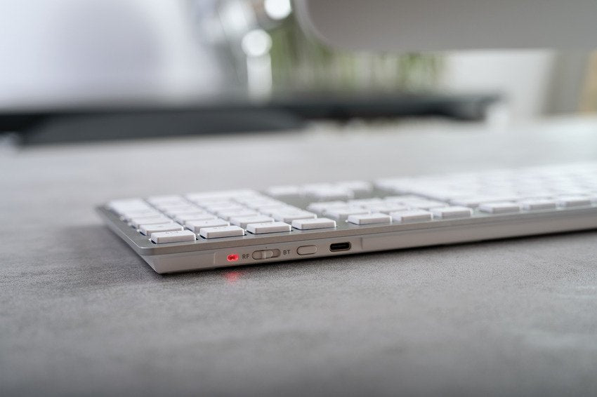 EAN 4025112099694 - CHERRY KW 9100 SLIM FOR MAC teclado Universal USB + Bluetooth QWERTY Inglés Plata imagen 5