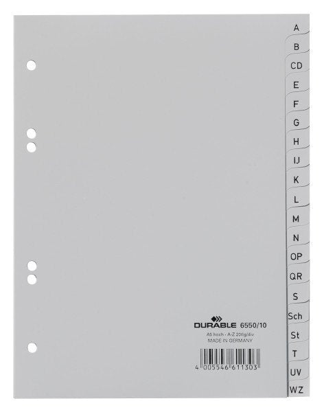 EAN 4005546611303 - Durable 655010 divisor Gris imagen 1