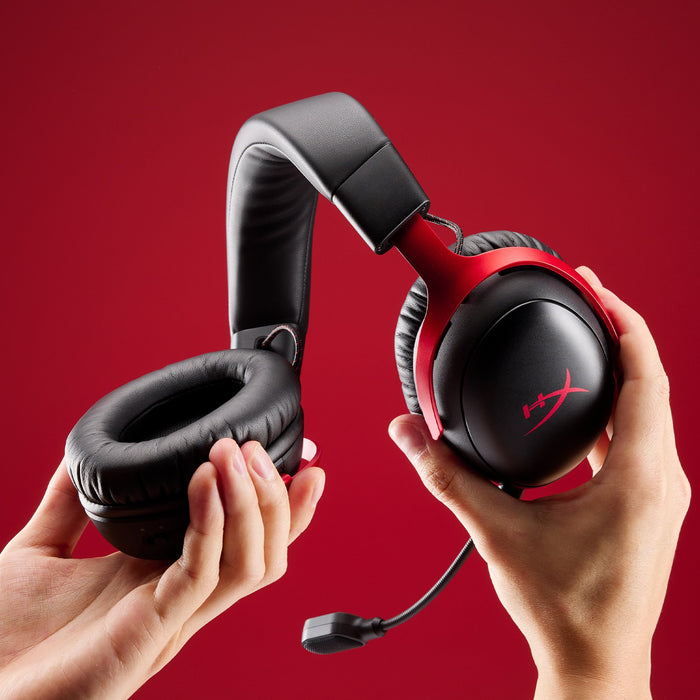EAN 0198415435569 - HyperX Cloud III S Wireless Black-Red Gaming Headset Inalámbrico Diadema Juego Bluetooth imagen 11