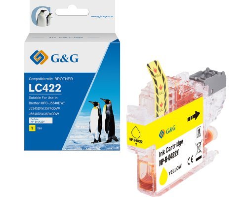 EAN 6941881232545 - G&G 20583 cartucho de tinta 1 pieza(s) Compatible Amarillo imagen 1