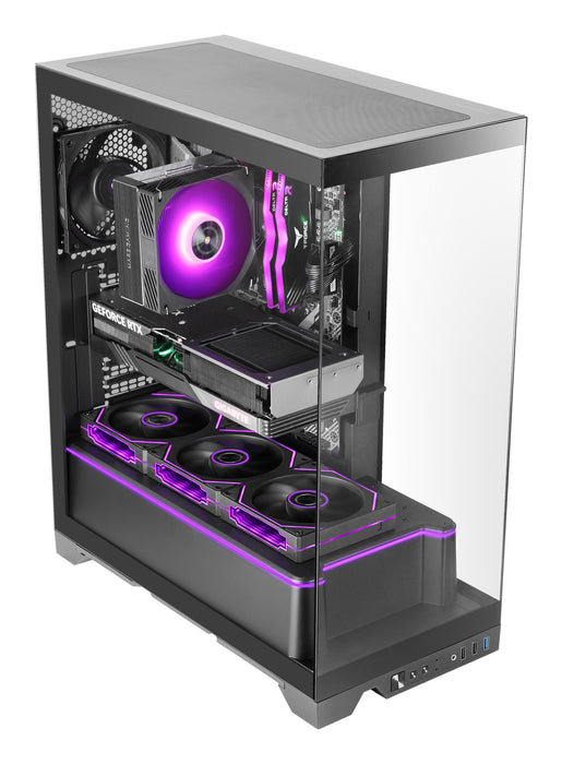 EAN 8435693112983 - Mars Gaming MCPRISMA carcasa de ordenador Midi Tower Negro imagen 2