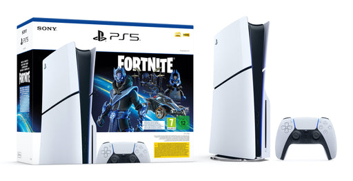 EAN 0711719593553 - Sony PlayStation 5 Slim Fortnite bundle 1 TB Wifi Negro, Blanco imagen 2