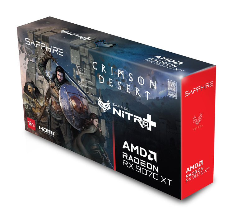 EAN 4895106297623 - Sapphire NITRO+ AMD Radeon RX 9070 XT OC Crimson Desert Edition 16 GB GDDR6 imagen 6