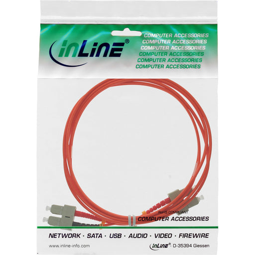 EAN 4043718006793 - InLine 83515 Cable de fibra óptica e InfiniBand 15 m SC Naranja imagen 2