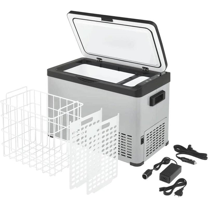 Aeg Automotive Nevera De Compresor Kk 30, Nevera Portátil, Temperaturas De +20 C A -20 C Grados, Compartimento Congelador Y Zona De Refrigeración, Dos Asas De Transporte, 30l De Capacidad