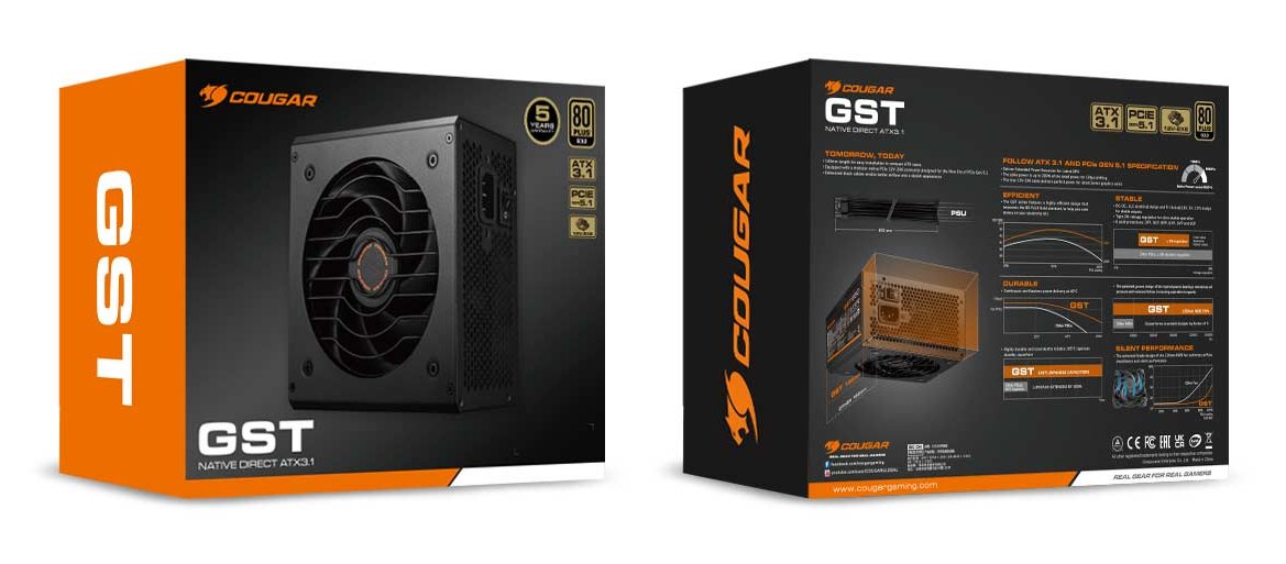 EAN 4710483778186 - COUGAR GST850 unidad de fuente de alimentación 850 W 20+4 pin ATX ATX Negro imagen 10