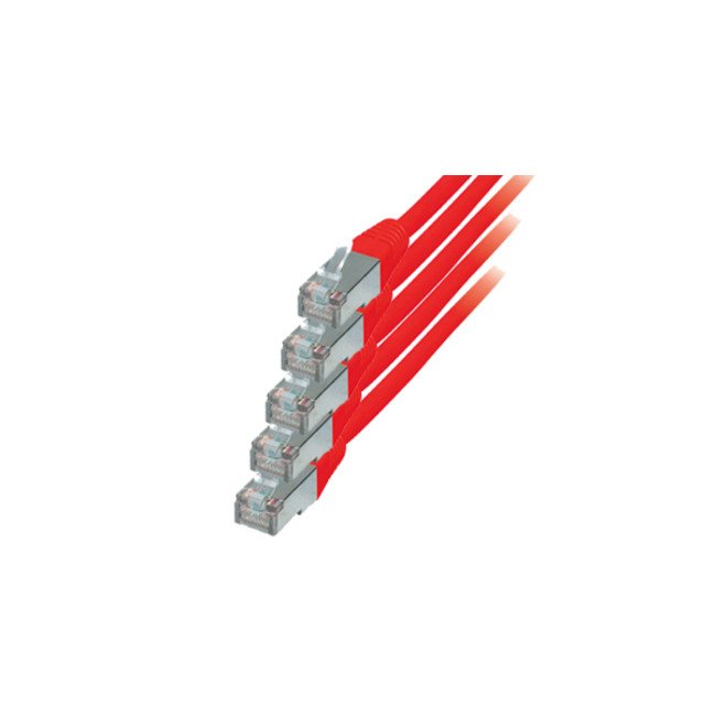 EAN 4017538063717 - S/CONN maximum connectivity cat.6 S/FTP 0.5 m cable de red Rojo 0,5 m Cat6 S/FTP (S-STP) imagen 1