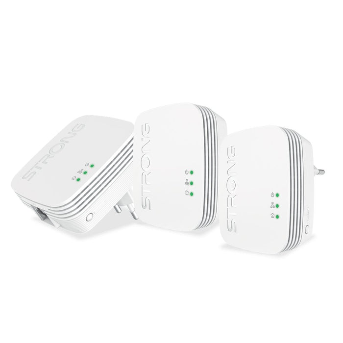 EAN 9120072375699 - Strong Powerline 600 Triple Pack Mini 600 Mbit/s Ethernet Blanco 3 pieza(s) imagen 1