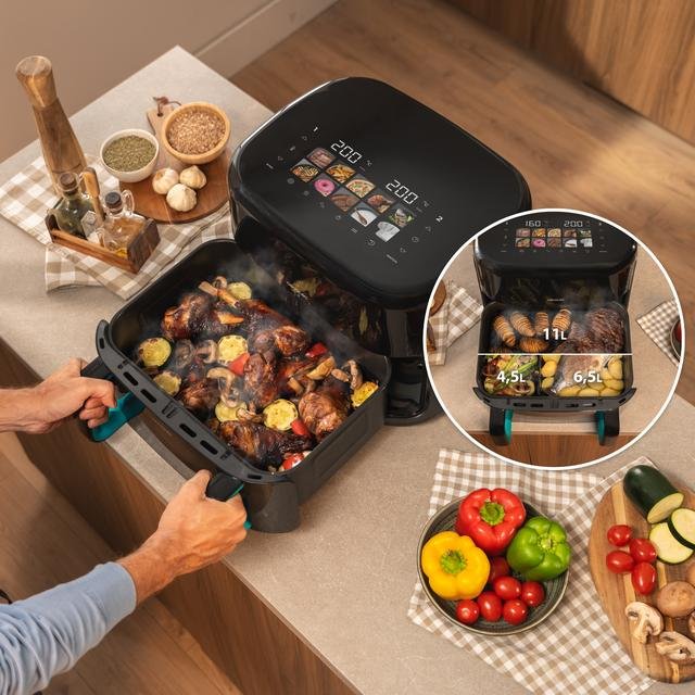 EAN 8435771925436 - Cecotec Cecofry&Grill Smokin'Prime 11000 Sencillo 11 L Independiente 2800 W Freidora de aire caliente Neg imagen 11