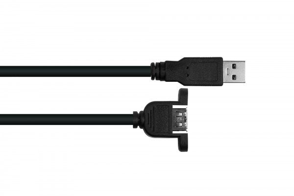 EAN 4066857000262 - Alcasa UK20P-AEA-005S cable USB USB 2.0 0,5 m USB A 0,48 Gbit/s Negro imagen 2