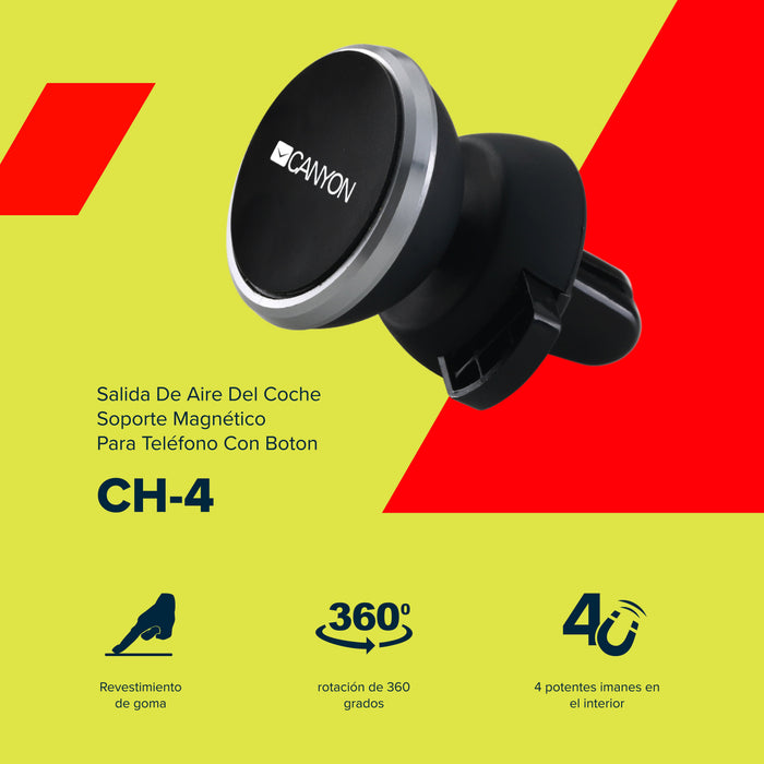 EAN 5291485004965 - Canyon CNE-CCHM4 soporte Soporte pasivo Teléfono móvil/smartphone Negro imagen 3