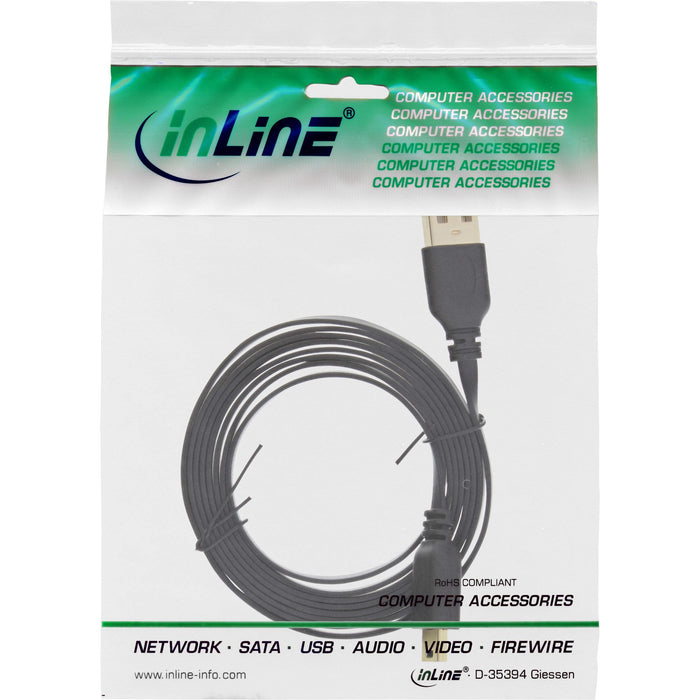 EAN 4043718178681 - InLine 4043718178681 cable USB USB 2.0 3 m USB A Mini-USB B Negro imagen 4
