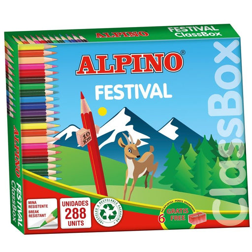 EAN 8413240579229 - Alpino C0131992 lápiz de color Beige, Negro, Azul, Marrón, Verde, Azul claro, Verde claro, Naranja, Rosa, imagen 1