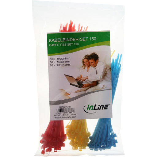EAN 4043718159864 - InLine 59978E presilla Multicolor 150 pieza(s) imagen 1
