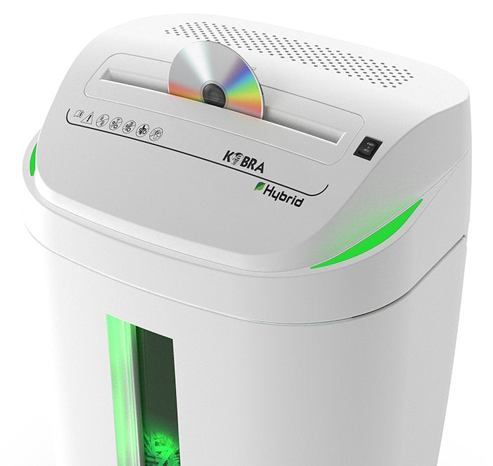 EAN 8026064999526 - KOBRA S6-HYBRID triturador de papel 55 dB 24 cm Transparente, Blanco imagen 3