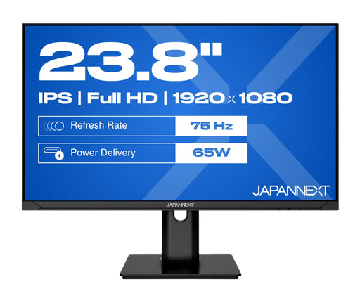 EAN 4589511163313 - JAPANNEXT JN-IPS238FHDR-C65W-HSP pantalla para PC 60,5 cm (23.8") 1920 x 1080 Pixeles Full HD LED Negro imagen 1