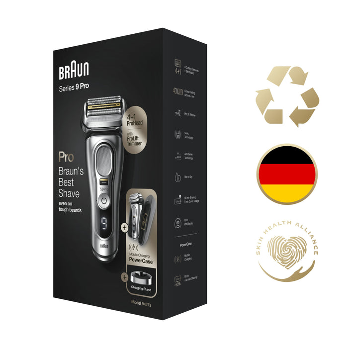 EAN 4210201372578 - Braun Series 9 Pro 81744531 afeitadora Máquina de afeitar de láminas Recortadora Plata imagen 8
