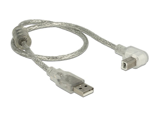 EAN 4043619848119 - DeLOCK 84811 cable USB USB 2.0 0,5 m USB A USB B Plata, Transparente imagen 2