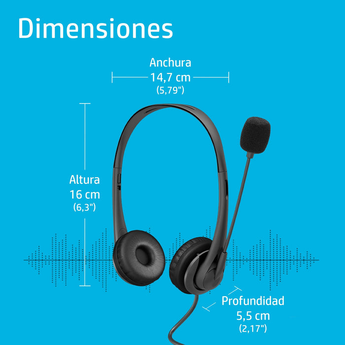 EAN 0195908812531 - HP USB G2 Stereo Headset Alámbrico Diadema Oficina/Centro de llamadas Negro imagen 4