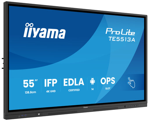EAN 4948570124794 - iiyama TE5513A-B1AG pantalla de señalización Panel plano interactivo 138,7 cm (54.6") Wifi 450 cd / m² 4K imagen 1