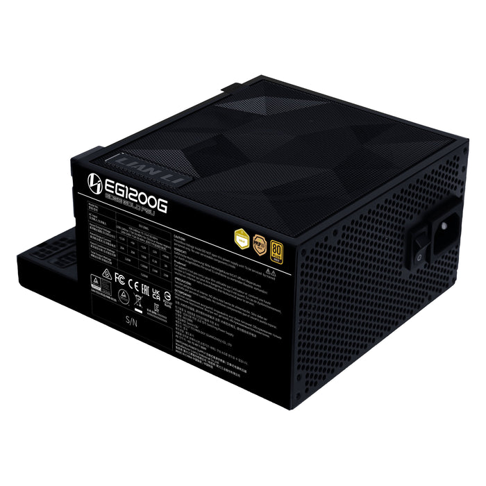 EAN 4718466017024 - Lian Li EG1200G unidad de fuente de alimentación 1200 W 24-pin ATX SFX Negro imagen 10
