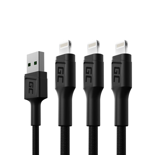 EAN 5907813963926 - Green Cell KABGCSET06 cable de conector Lightning 2 m Negro imagen 1