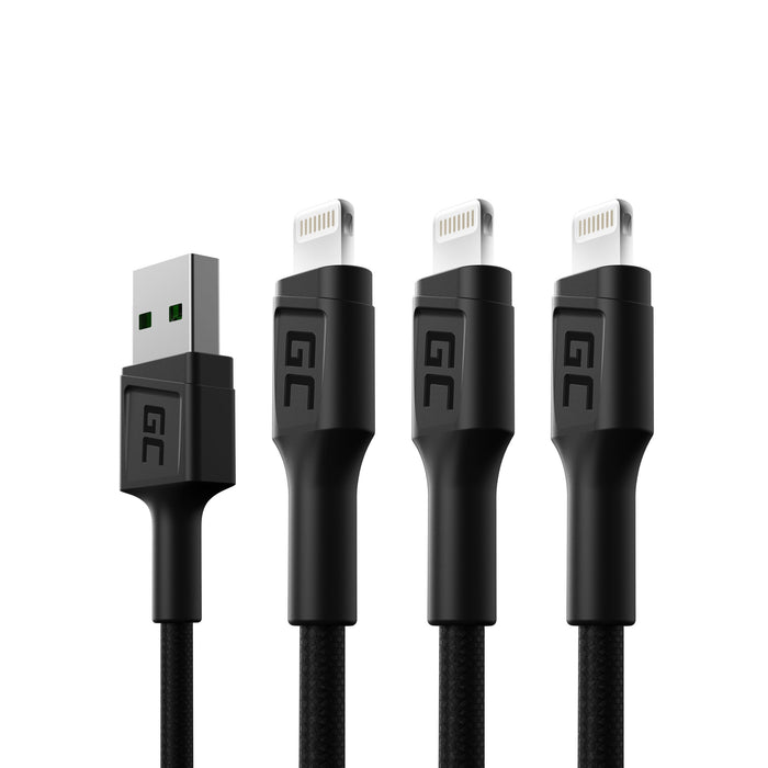 EAN 5907813963926 - Green Cell KABGCSET06 cable de conector Lightning 2 m Negro imagen 1