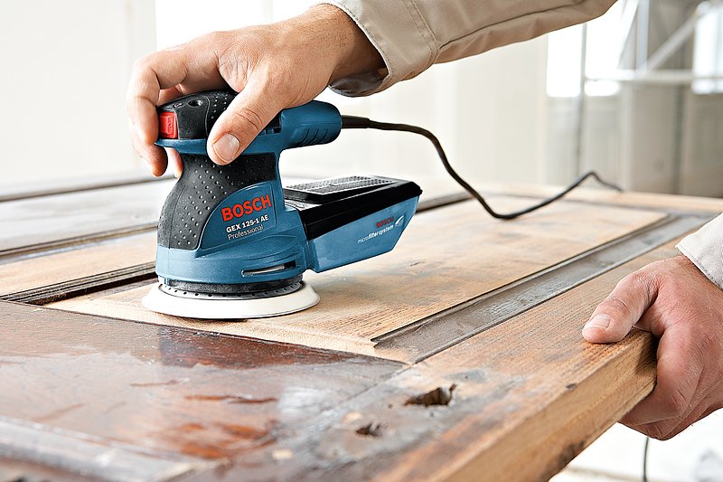 EAN 3165140875158 - Bosch GEX 125-1 AE Professional Lijadora orbital 12000 RPM 24000 OPM Negro, Azul, Rojo imagen 4