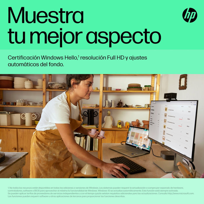 EAN 0196786757648 - HP 620 FHD Webcam cámara web 4 MP 1920 x 1080 Pixeles USB Negro imagen 27