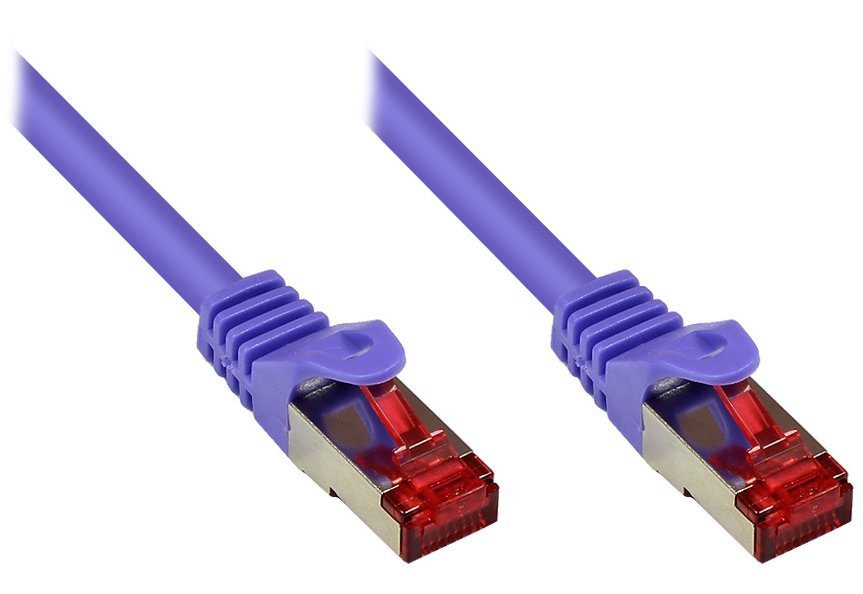 EAN 4014619176977 - Alcasa 0.25m Cat6 S/FTP cable de red Violeta 0,25 m S/FTP (S-STP) imagen 1