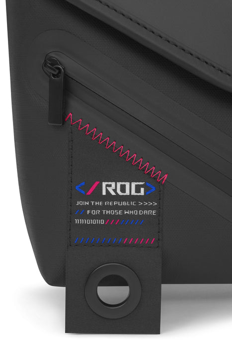 EAN 4711387219294 - ASUS ROG SLASH Sling Bag 2.0 Poliéster, Poliuretano (PU), Termoplástico de poliuretano (TPU) Negro, Azul, imagen 6