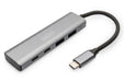 EAN 4016032485766 - Digitus DA-70245 hub de interfaz USB 3.2 Gen 1 (3.1 Gen 1) Type-C 10000 Mbit/s Gris imagen 1