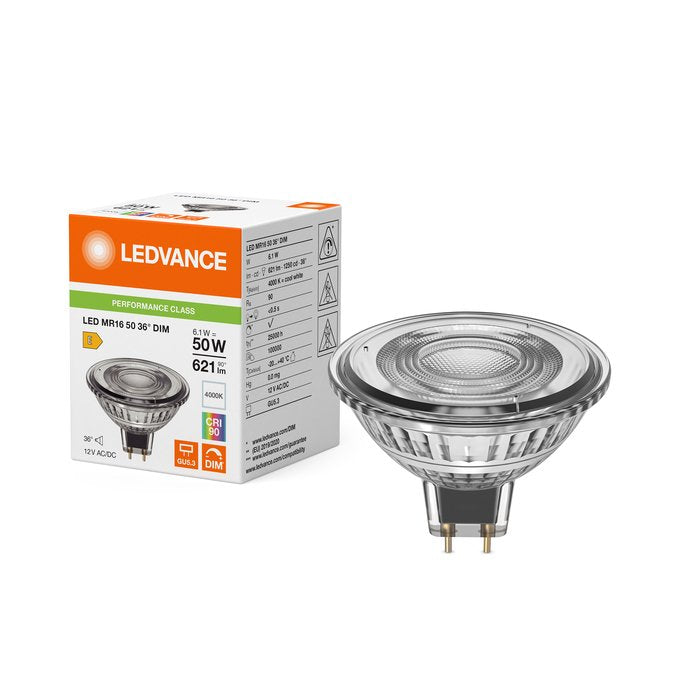 EAN 4099854456138 - LEDVANCE 4099854456138 lámpara LED Blanco frío 4000 K 6,1 W GU5.3 E imagen 3