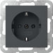 EAN 4010337092957 - GIRA System 55 toma de corriente Schuko Antracita imagen 1