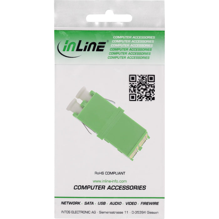 EAN 4043718333103 - InLine 89989O adaptador de fibra óptica LC Verde imagen 3