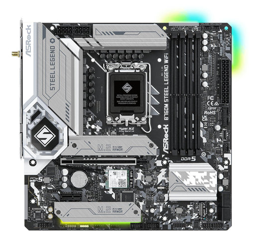 EAN 4710483941795 - Asrock B760M Steel Legend WiFi Intel B760 LGA 1700 micro ATX imagen 1