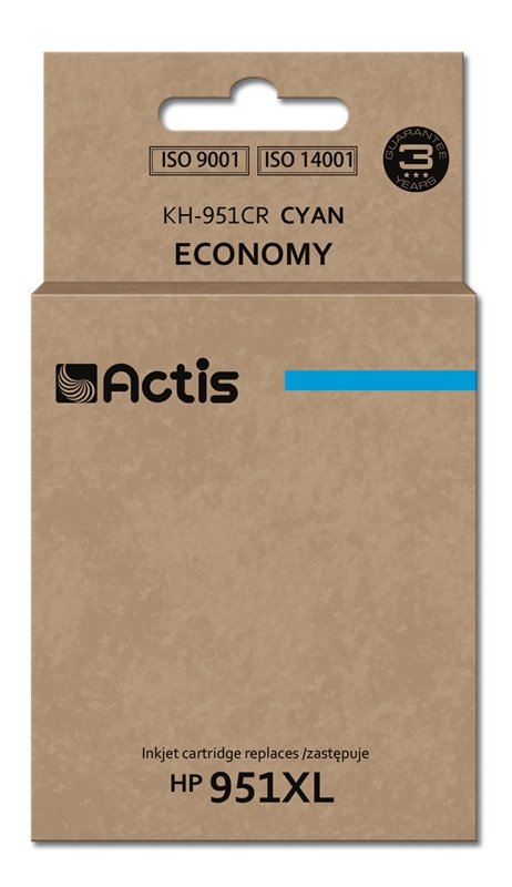 EAN 5901443102304 - Actis KH-951CR cartucho de tinta 1 pieza(s) Compatible Rendimiento estándar Cian imagen 1