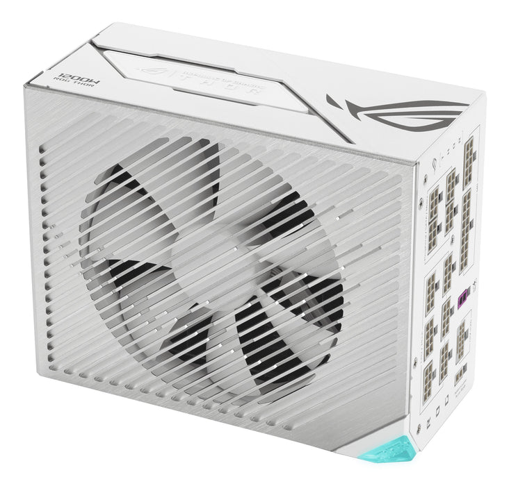 EAN 4711636458016 - ASUS ROG -THOR-1200P3-WHITE-GAMING-E unidad de fuente de alimentación 1200 W 24-pin ATX ATX Blanco imagen 8
