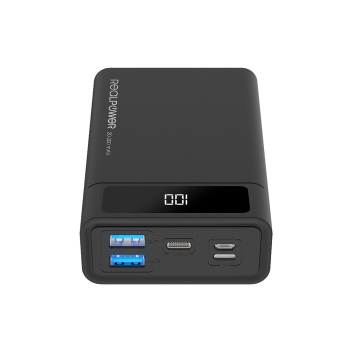 EAN 4040895007001 - RealPower PB-20k PD 20000 mAh Negro imagen 2