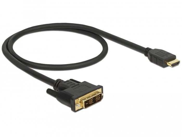EAN 4043619855810 - DeLOCK 85581 adaptador de cable de vídeo 0,5 m HDMI tipo A (Estándar) DVI-D Negro imagen 1