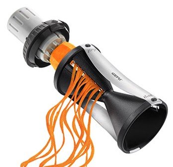 EAN 4006664137805 - GEFU Spirelli 2.0 rebanadora Manual Negro, Plata Plástico, Acero inoxidable imagen 1