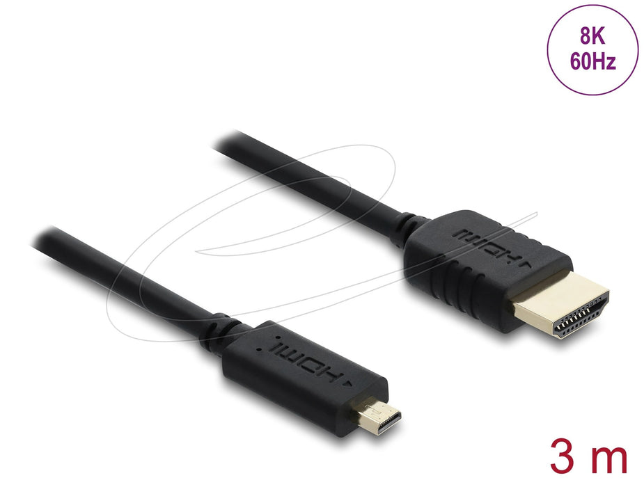 EAN 4043619816927 - DeLOCK 81692 cable HDMI 3 m HDMI tipo A (Estándar) HDMI tipo D (Micro) Negro imagen 2