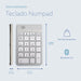 EAN 8719274491910 - R-Go Tools RGOCONMWLWH teclado numérico Portátil imagen 13